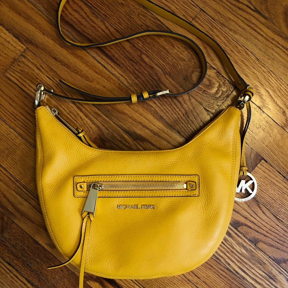 Michael Kors Yellow Handbag w/ Shoulder Strap NWOT